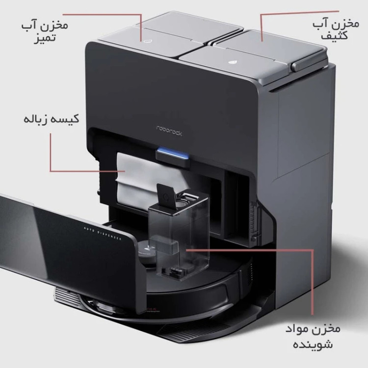 جاروبرقی روبوراک مدل Roborock S8 MaxV Ultra (قبل از ثبت سفارش تماس بگیرین )
