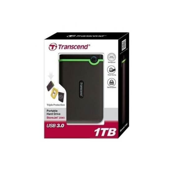 هارد اکسترنال ترنسند مدل StoreJet 25M3 ظرفیت 1 ترابایت