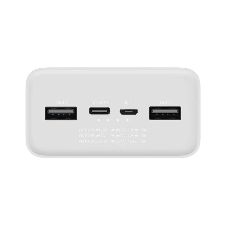 پاوربانک شیائومی فست شارژ مدل Mi PB3018ZM ظرفیت 30000 میلی آمپر ساعت (اورجینال) پک جدید