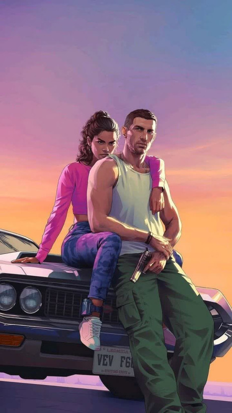 بک اسکین طرح GTA VI موجود برای تمامی مدل گوشی