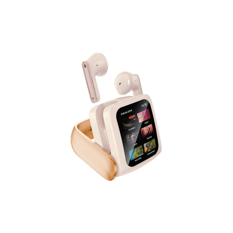 هدفون بلوتوثی گرین لاین مدل Smart Display Earbuds