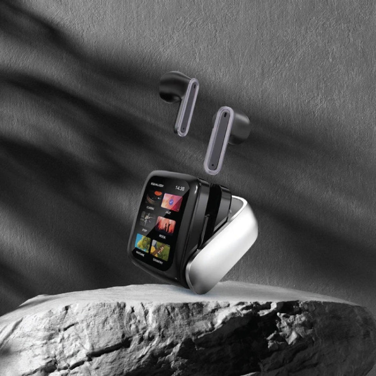 هدفون بلوتوثی گرین لاین مدل Smart Display Earbuds