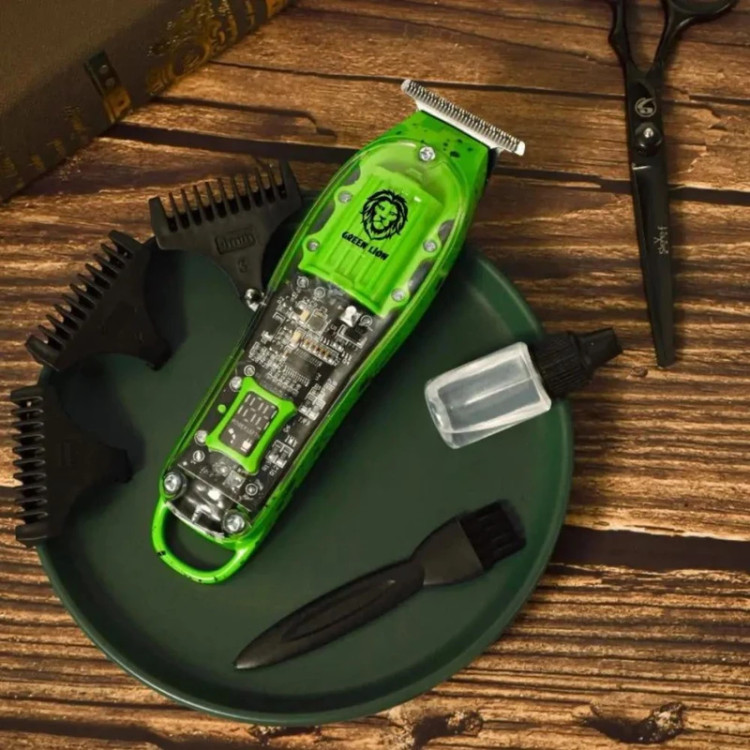 ماشین اصلاح سر گرین لاین مدل Green Lion Transparent Pro Hair Trimmer GNTPROTMR