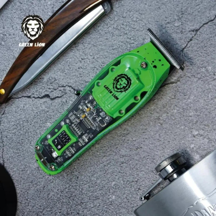 ماشین اصلاح سر گرین لاین مدل Green Lion Transparent Pro Hair Trimmer GNTPROTMR