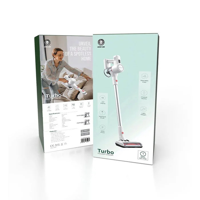 جارو شارژی گرین لاین مدل Turbo GN130WCVAC