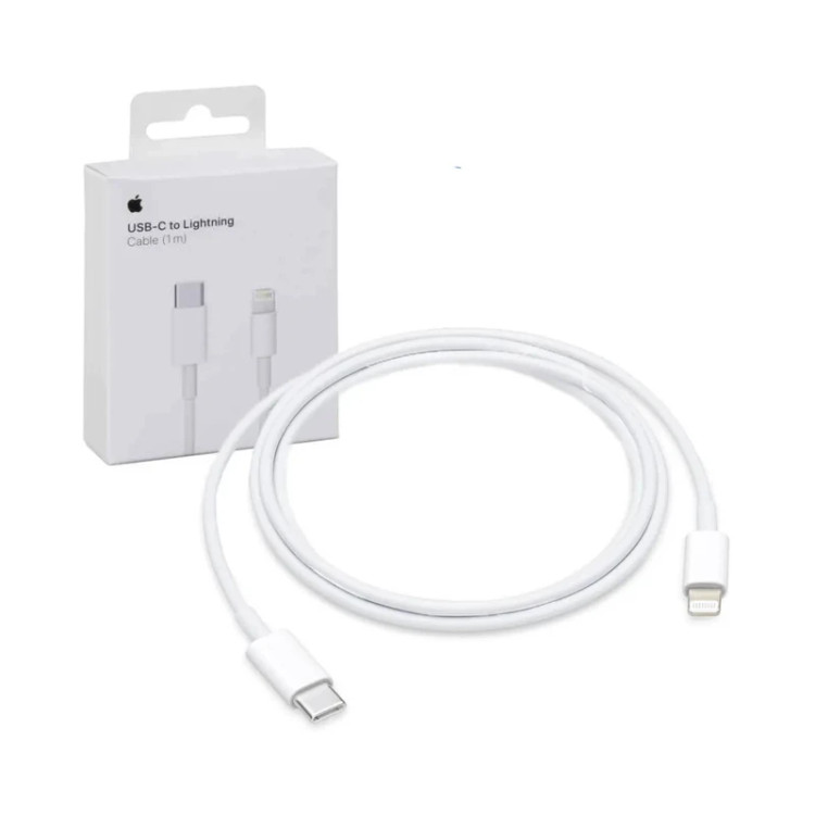 کابل شارژ USB-C به لایتنینگ اپل طول 1 متر آیفون 11 تا آیفون 14 پرو مکس (اورجینال)