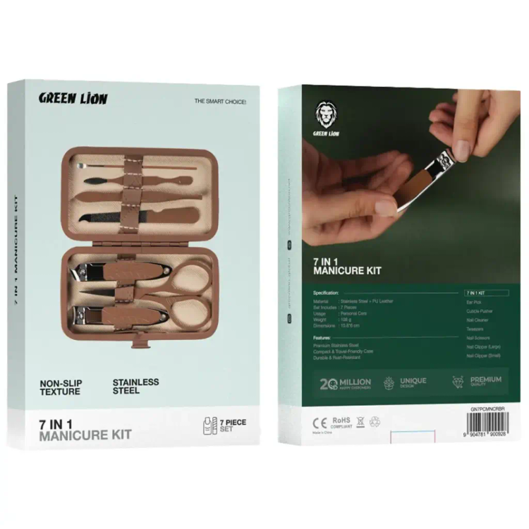 کیت مانیکور 7 کاره گرین Green Lion 7 in 1 Manicure Kit