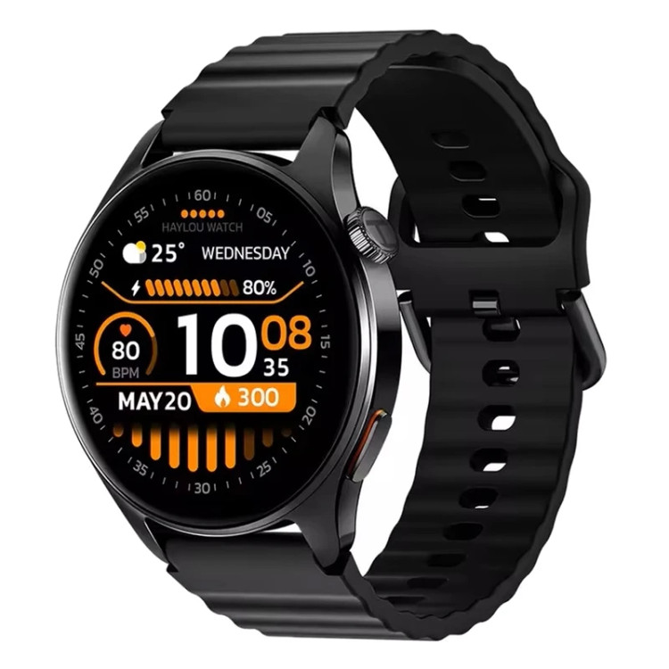 ساعت هوشمند 47 میلیمتری هایلو مدل Watch 4S با بند سیلیکونی (گلوبال)