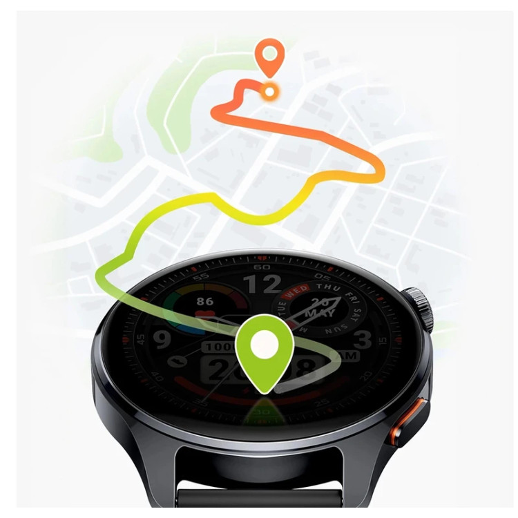 ساعت هوشمند 47 میلیمتری هایلو مدل Watch 4S با بند سیلیکونی (گلوبال)