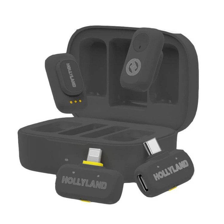 میکروفن بی سیم هالی لند مدل Lark A1 Combo با درگاه USB-C و Lightning (اورجینال)