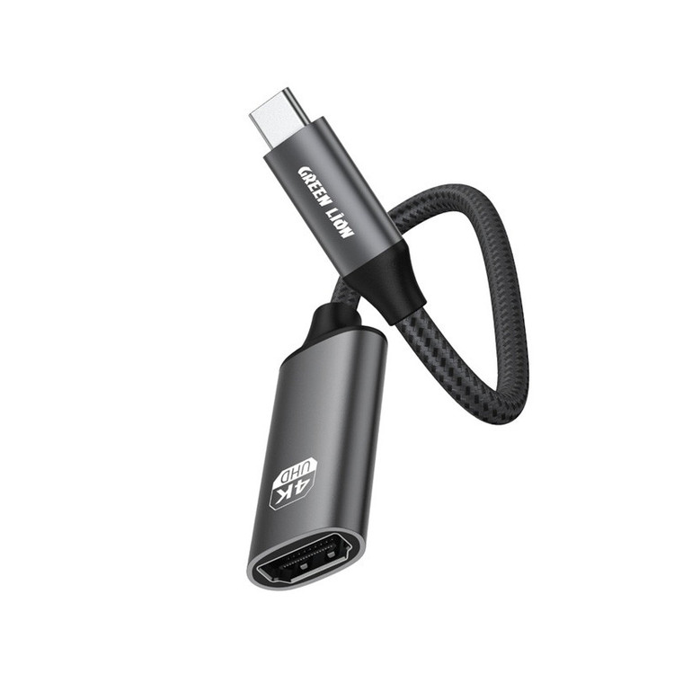 کابل تبدیل USB-C به HDMI گرین لاین مدل GN4KCTHDMIBK