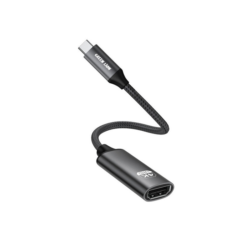 کابل تبدیل USB-C به HDMI گرین لاین مدل GN4KCTHDMIBK